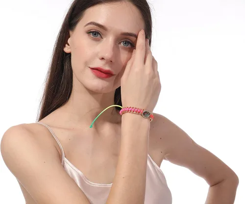Miniatura 8 de 612 pulseras de la Virgen María San Benito San Juda rosario hechas a mano nudo rojo pulsera de la suerte para hombres o mujeres como regalo y se