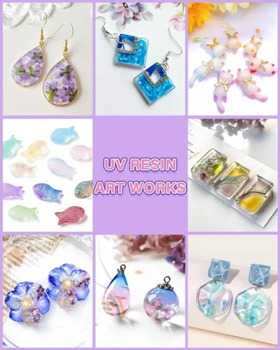 Miniatura 6 de Kit de Resina UV ButiResin 300g, Resina UV Transparente - Curado Rápido, Cristalino, Inodoro, Baja Viscosidad y Tipo Duro, Kit de Resina UV
