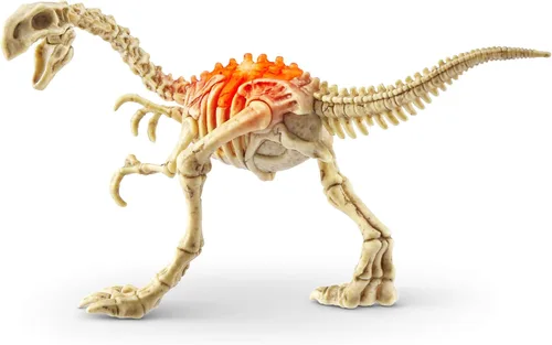 Miniatura 3 de Robo Alive ZURU - Mini Dino Fossil Find (paquete de 2, gigantoraptor y estegosaurio) para niños de 5 años en adelante, excavar y descubrir, STEM