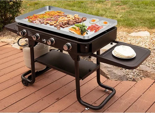 Miniatura 6 de Stanbroil Plancha plana para Cuisinart CGG-0036 parrilla de gas de 4 quemadores de 36 pulgadas, parte superior de repuesto de parrilla de acero