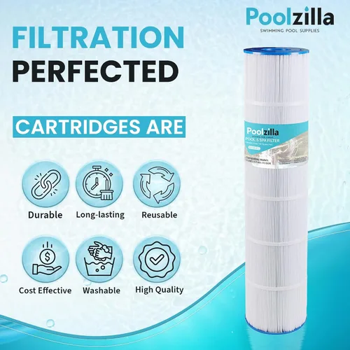 Miniatura 5 de Poolzilla Paquete de 4 cartuchos de filtro de piscina de repuesto para Unicel C-7482, Jandy CL580, CV580, PJAN145, Filbur FC-0820, A0104100