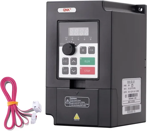 Miniatura 18 de QNK 1.5KW 2HP AC 220V 7A VFD Convertidor Mono a 3 Fases Inversor Variador de Frecuencia Variable CNC Controlador de Velocidad del Motor de Husillo