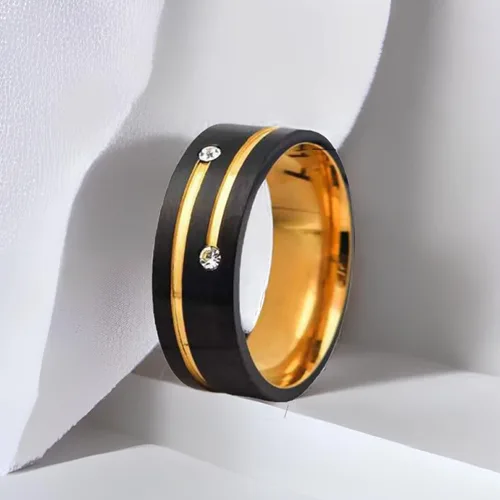 Miniatura 5 de Inscool Stainless Steel Decorative Rings for Men and Women