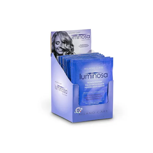 Miniatura 2 de Luminosa Blue Bleach Powder - Polvo blanqueador rápido para el cabello para reflejos, balayage y pintura, a base de plantas, hidratante, sin polvo