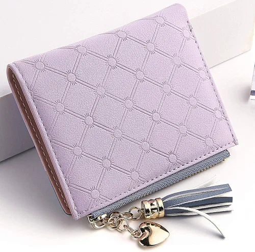 Miniatura 2 de Cartera para mujer pequeña billetera compacta Bifold cartera RFID titular de la tarjeta de crédito mini cartera de bolsillo bipolar