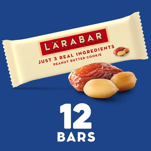 Miniatura 3 de Larabar - Galleta de mantequilla de maní, barras veganas de frutas y nueces sin gluten, 12