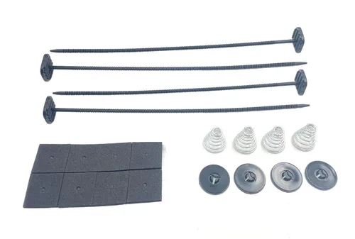 Miniatura 2 de 1 juego de montaje de ventilador, kit de montaje de correas de ventilador de radiador eléctrico para ventilador de radiador eléctrico de vehículo