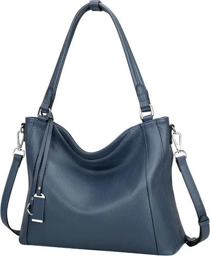Miniatura 24 de Over Earth Genuine Leather Purses for Women Large Hobo Bags Lady Shoulder Handbags with Detachable Strap