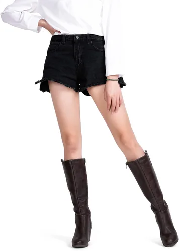 Miniatura 8 de Vepose Botas altas hasta la rodilla para mujer 9652 Botas de cuña con cremallera lateral