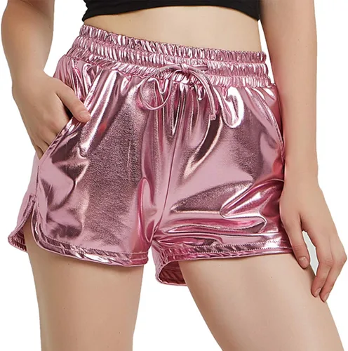 Miniatura 2 de Pantalón corto Perfashion metálico brillante para mujer
