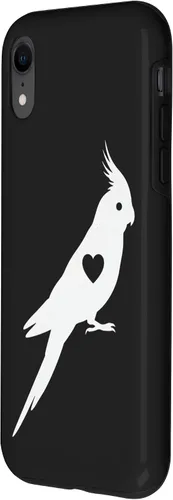 Miniatura 2 de Bird Cockatiel Heart Silhouette, Proud Bird Parent Case for iPhone XR