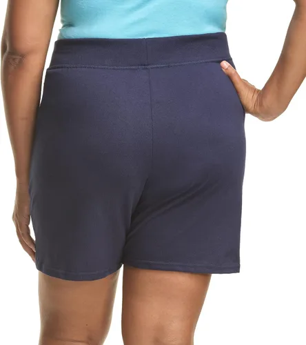 Miniatura 2 de Hanes Women's Just My Size Cotton Jersey Shorts, Plus Size Pull-on Gym Shorts, 7 inches Inseam