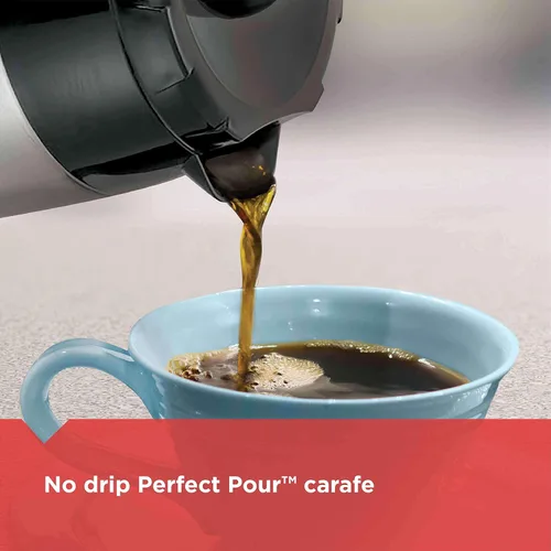 Miniatura 5 de Black+Decker CM2036SC - Cafetera térmica, 12 tazas, programable, controles digitales, negro y plateado
