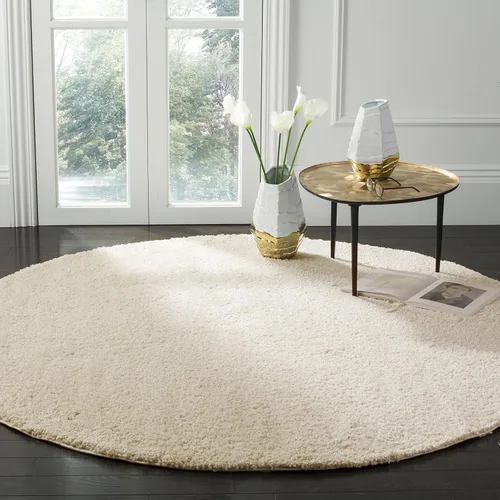 Miniatura 15 de SAFAVIEH Arizona Shag Collection ASG820A - Alfombra de pasillo, 2 pies 3 pulgadas x 6 pies, color crema, diseño sólido, no desprende pelusa y fácil
