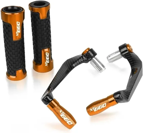 Miniatura 12 de Motorcycle Handguards, for Y&amaha XT660 XT 660 XT660 X R 2004 2017 Motorcycle Handlebar Grips Guard Brake Clutch Levers Antiskid Handle Grips Handle
