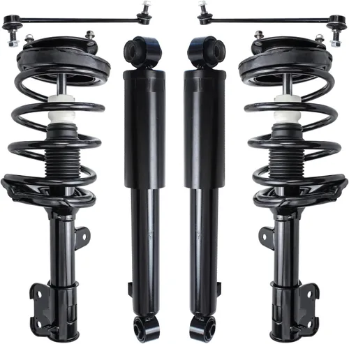 Miniatura 73 de Detroit Axle - Kit de puntales delanteros de 6 piezas para Ford Escape 2014-2019, 2 puntales y muelles helicoidales, 2 enlaces de barra