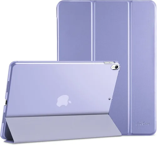 Miniatura 15 de ProCase Funda Inteligente para iPad Air de 10,5" 3ª Generación 2019 / iPad Pro 2017, Funda Delgada con Soporte con Parte Trasera Translúcida Negro