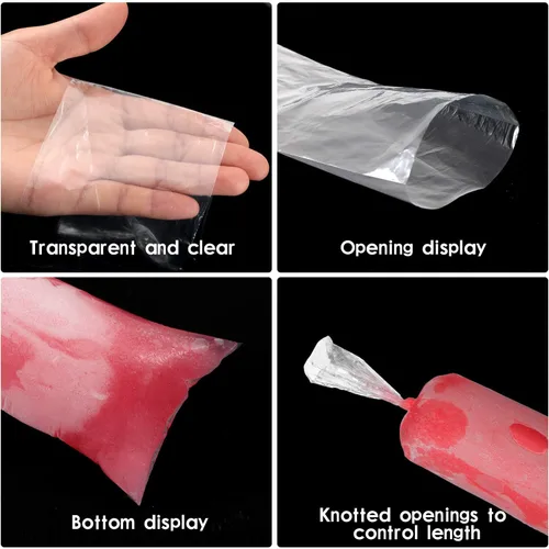 Miniatura 3 de Boao Lolly Bags - Bolsas desechables para helados, yogur y dulces (120)