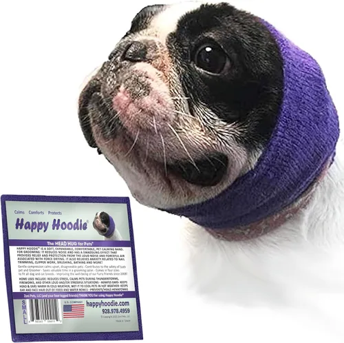 Miniatura 24 de Happy Hoodie La banda calmante original para perros y gatos - Marca americana - Alivio de la ansiedad/Protección contra el ruido-Aseo-Truenos-Fuegos