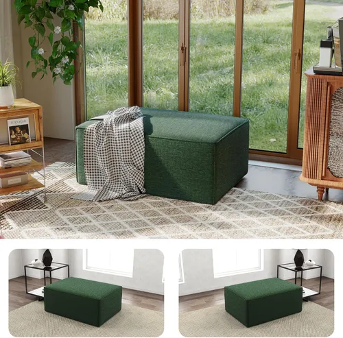 Miniatura 25 de Sofá Seccional Comprimido de 106" Sofás Modulares en Forma de L con Chaise, Espuma de Alta Densidad Sin Ensamblaje Requerido, 4 Piezas