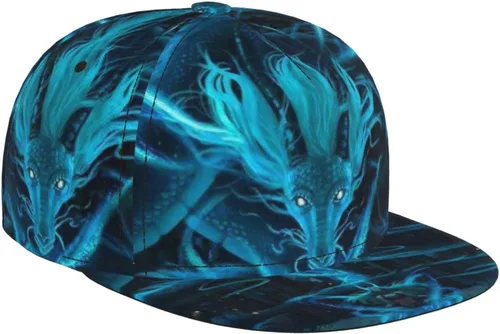Miniatura 16 de Cartoon Animal Baseball Cap for Men Women Classic Snapback Hip Hop Flat Bill Brim Adjustable Visor Beach Trucker Hat