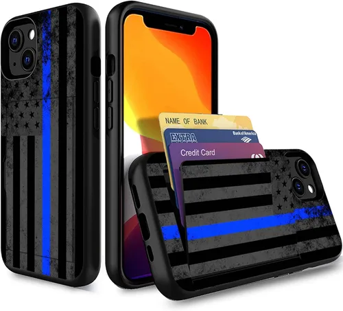 Miniatura 10 de Funda para iPhone Air, funda tipo cartera con ranura para tarjeta oculta, a prueba de golpes, TPU y PC, funda protectora de doble capa para iPhone