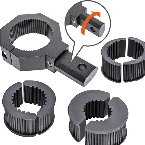 Kit de abrazadera de barra de luz todoterreno ATV UTV [1"/1.5"/1.5"/1.75"/2" pulgadas] [360 grados] [2 tamaños de perno] [aluminio] [1 unidad]