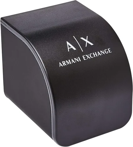 Miniatura 5 de Armani Exchange - Reloj de cuarzo de acero inoxidable para mujer con correa de cuero