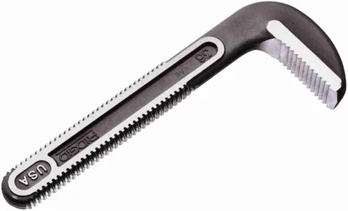 RIDGID 31720 Mordaza de gancho para llave de tubo, mordazas de repuesto de llave de tubo de 36 pulgadas