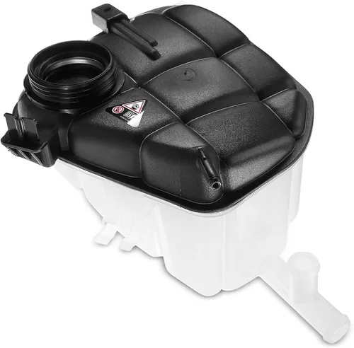 YHTAUTO Depósito de expansión de depósito de desbordamiento de recuperación de refrigerante del motor sin tapa y sensor presurizados para