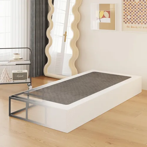 Miniatura 12 de Yicensen - Base de cama de perfil bajo con somier metálico de 1,6 pulgadas, resistente para cama individual, base de colchón robusta, fácil montaje