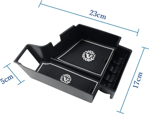 Miniatura 7 de Organizador de consola central 2018-2023 2024 XC60 XC90, para SPA S90 V90 S60 V60 bandeja de consola para Volvo XC60 XC90 Bandeja de reposabrazos