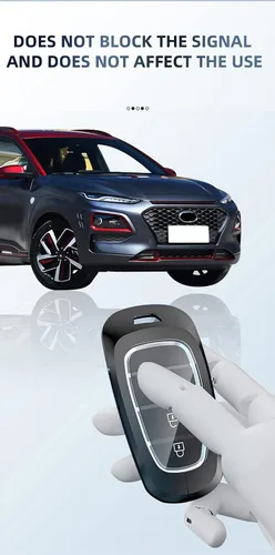Miniatura 4 de SANRILY Funda para llavero ABS y aleación de zinc sin llave de 4/5/7/8 botones para Hyundai Sonata, Santa Fe, Tucson 2023 2022 Palisade Nexo