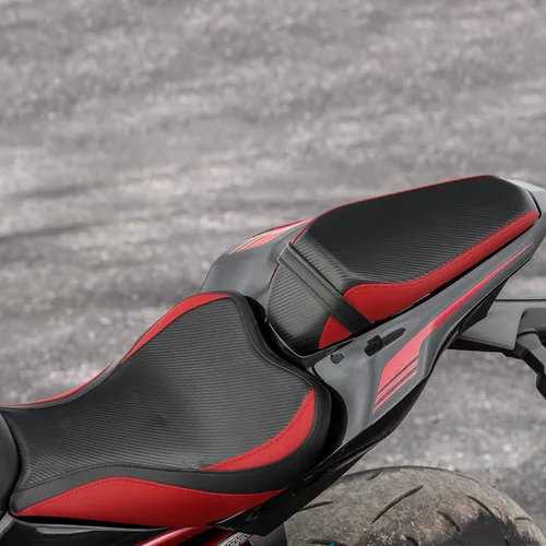 Miniatura 12 de SLMOTO Cojín de asiento de motocicleta para asiento delantero y trasero, asiento de conductor y pasajero, apto para Kawasaki Z900 Z 900 2017-2023