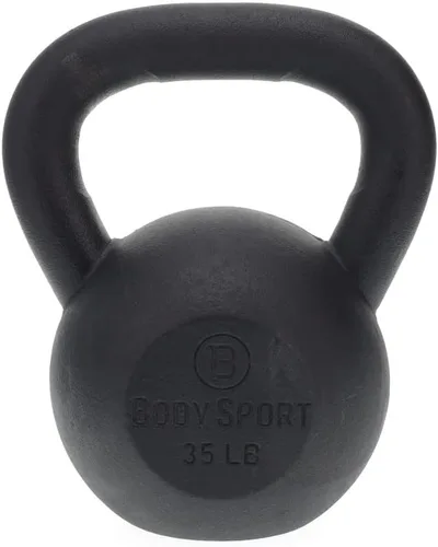 Miniatura 13 de Body Sport Pesa rusa de hierro fundido: equipo profesional de entrenamiento con pesas para entrenamientos en casa y gimnasio