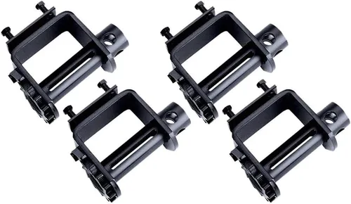 Miniatura 8 de Mytee Products Cabrestante de remolque portátil atornillado de alta resistencia con recubrimiento en polvo negro, 16,500 libras BS