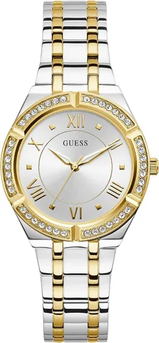 Miniatura 8 de Guess Reloj de cristal de silicona azul + tono oro rosa
