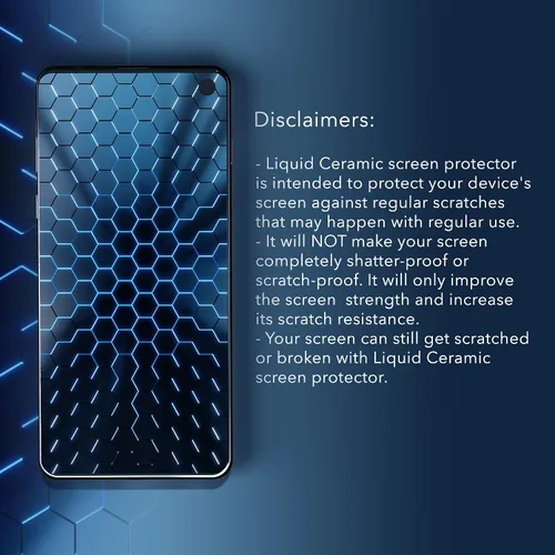 Miniatura 6 de LIQUID CERAMIC Protector de pantalla de vidrio resistente a arañazos e roturas, nanoprotección para todos los teléfonos, tabletas, relojes