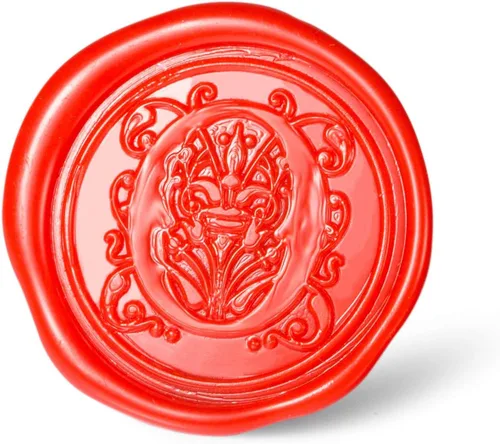 Miniatura 50 de Sello de cera Mceal, sello grande de 1 1/5"(30mm) de diámetro, cabeza de latón plateado con mango de madera, serie de letras de la A a la Z