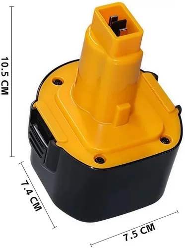 Miniatura 6 de LINGYUE Batería de repuesto Ni-MH de 9.6 V, compatible con Dewalt DE9061 DE9062 DW9061 DW9062 DW955K - Paquete de baterías de herramientas