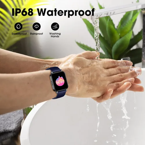 Miniatura 5 de Reloj inteligente Kummel para adolescentes, sin aplicación/teléfono necesario, relojes de fitness para adolescentes con monitor de frecuencia