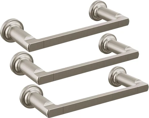 Miniatura 19 de Delta Toallero Toallero de bronce champán de 24 pulgadas para baño, cocina Accesorios Tetra