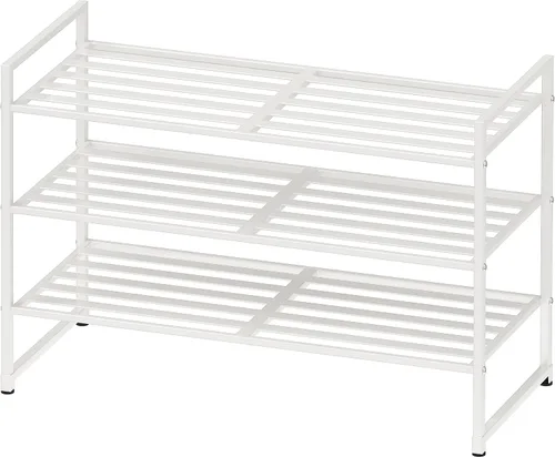 Miniatura 10 de Simple Houseware - Zapatero apilable de 3 niveles, superficie en rejilla, color negro