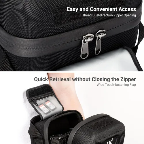 Miniatura 7 de Funda rígida para cámara de EVA, bolsa para cámara Sony A7RV A7RIV A7IV A7 A7R A7S III II A7CII EOS R50 R100 R10 R8 R7 R6 Mark II Z8 Z7 Z6II