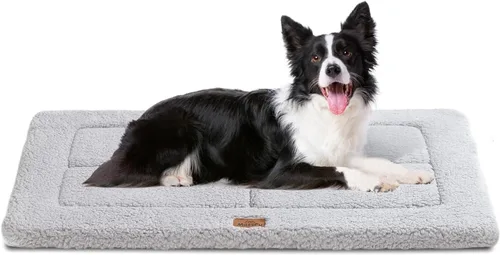 Miniatura 9 de Cama para perros medianos y pequeños, reversible y lavable, antideslizante, tapete para mascotas, forro polar suave y espuma de alta densidad