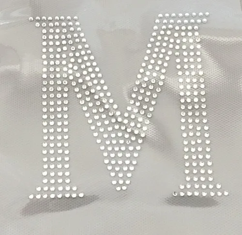 Miniatura 7 de Letras griegas, 4 pulgadas de alto, diamantes de imitación, transferencia termoadhesiva (alfa)