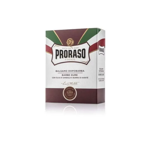 Miniatura 2 de Proraso Bálsamo para después del afeitado, aceite de sándalo y manteca de karité, crema hidratante y nutritiva para después del afeitado para barbas