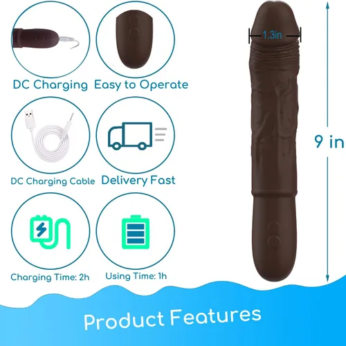 Miniatura 3 de Juguetes para Adultos de 8 Modos Potentes para Mujeres Regalos Portátiles Divertidos Juguetes Realistas La Mayoría de Máquinas de Placer