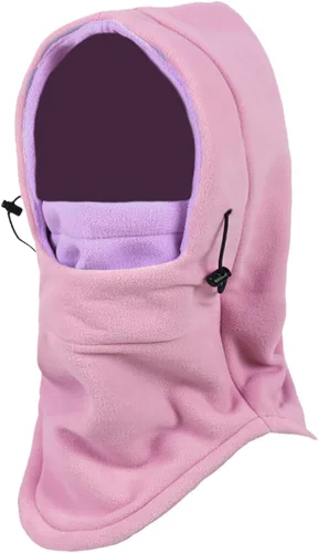 Miniatura 26 de Pasamontañas de forro polar cálido para bicicleta de esquí, máscara de cara completa, calentador de cuello, gorra deportiva de invierno