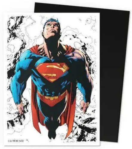 Miniatura 21 de Dragon Shield Art Sleeves Edición limitada – Superman (rojo/blanco) 100 CT – Mangas TCG suaves y resistentes Compatible con Pokemon, One Piece